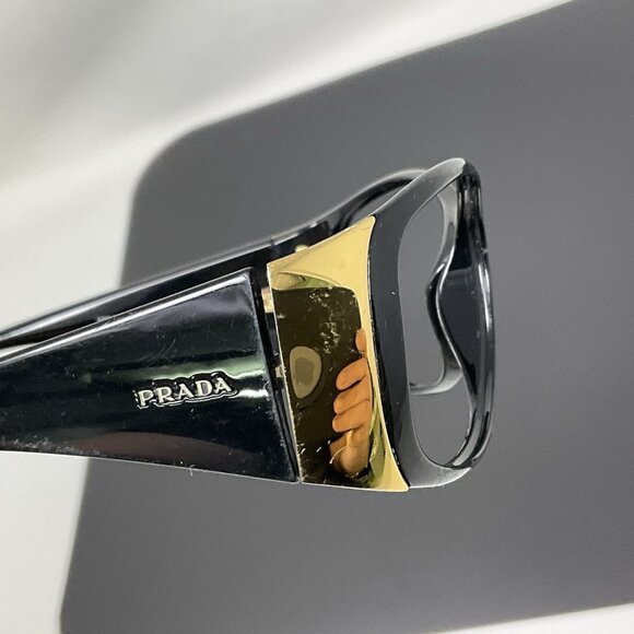 Prada Sunglasses SPR 07G 1AB-1A1 Black 61-15-120 No Lenses Light Scratches main image 10